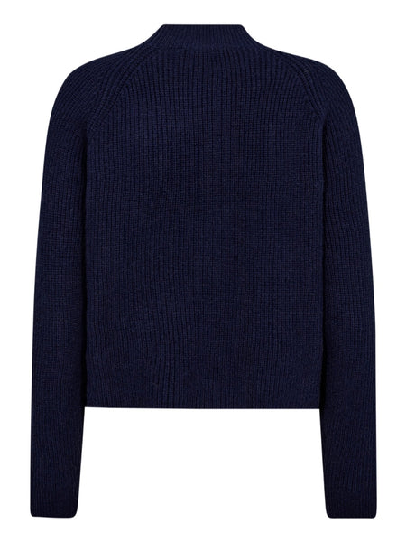 Navy Officer Rib Knit by Co Couture