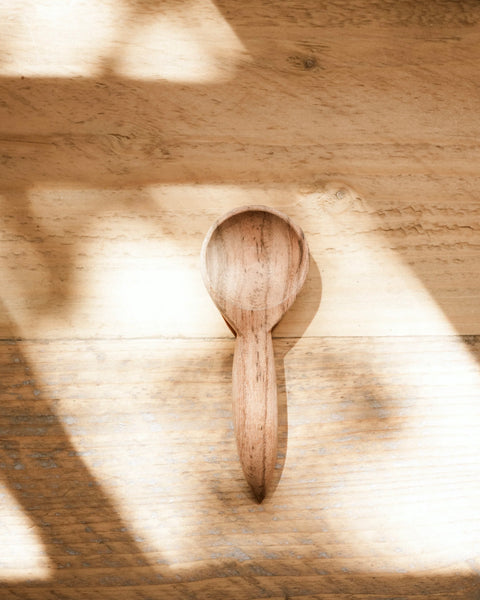 Acacia Wood Small Scoop Spoon