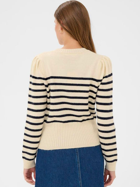 Navy Striped Pullover By Saint Tropez