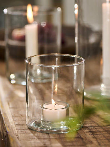 Fixed Glass Candle Holder