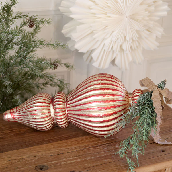 Extra Large Cherry & Champagne Christmas Ornament