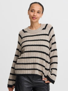 Black Striped Jumper by B Young