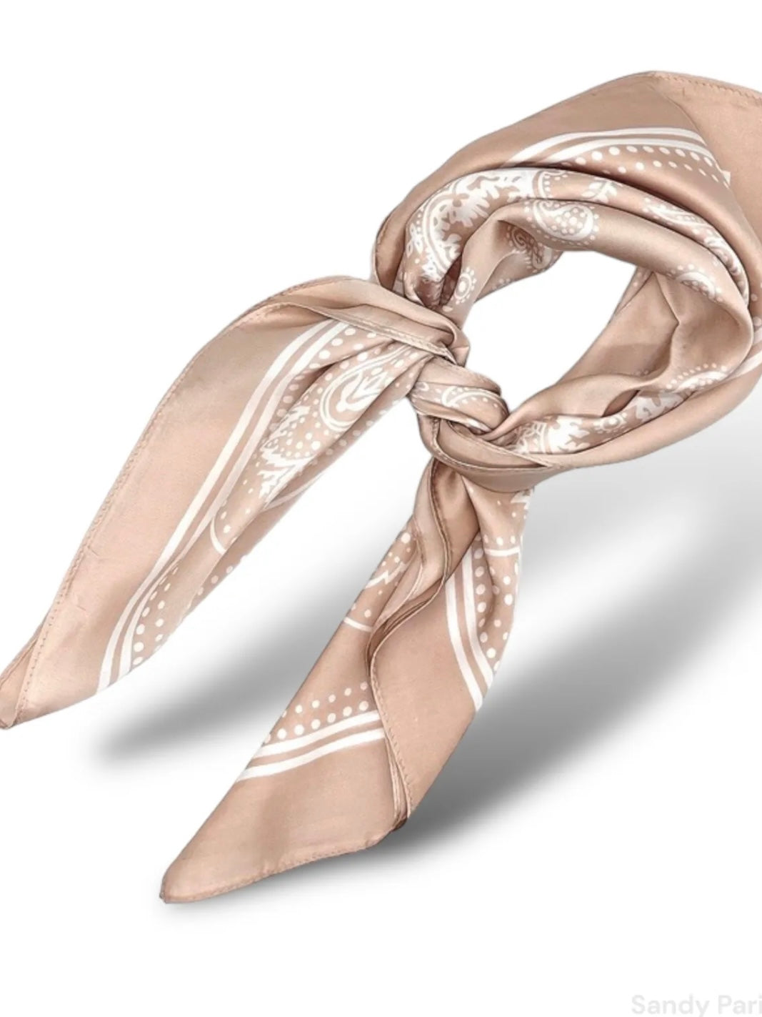 Beige Printed Scarf