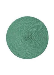 Green Circular Ribbed Placemat