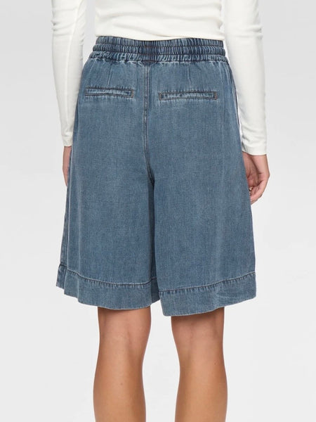 Denim Drawstring Shorts by Numph