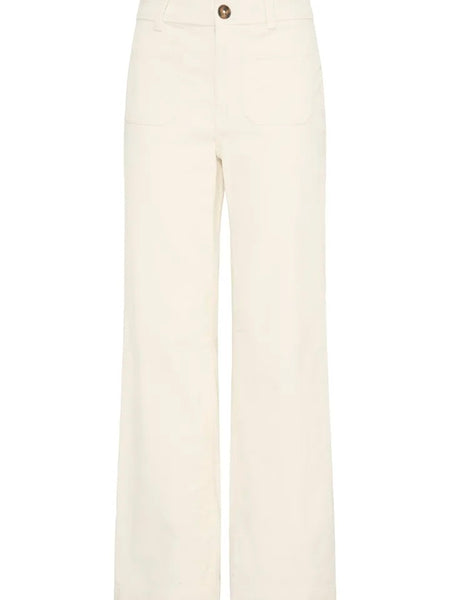Ecru Front Pocket Cords by B.Young