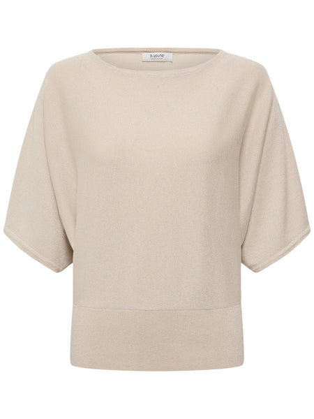 Champagne Sparkle Batwing Jumper By B Young