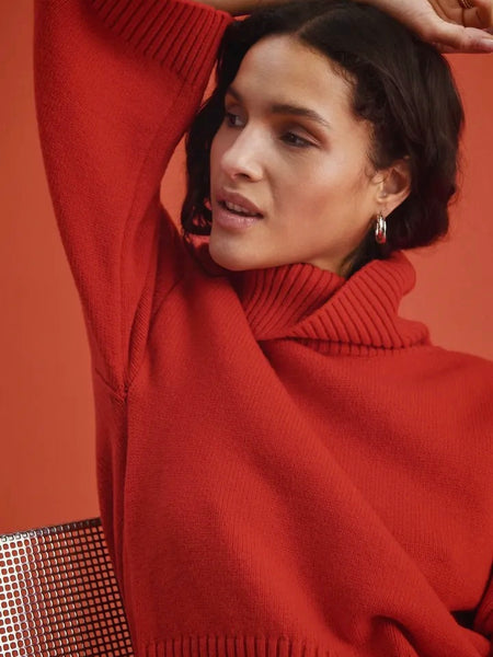 Red Polo Jumper By Saint Tropez