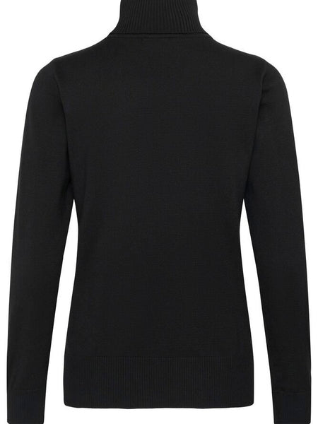 Black Polo Jumper By Saint Tropez