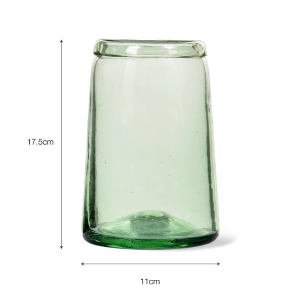 Recycled Glass Tulip Vase