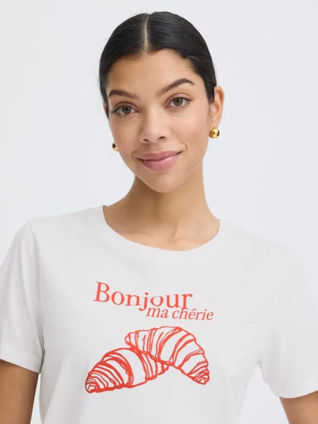 Croissant Graphic Tee by B Young