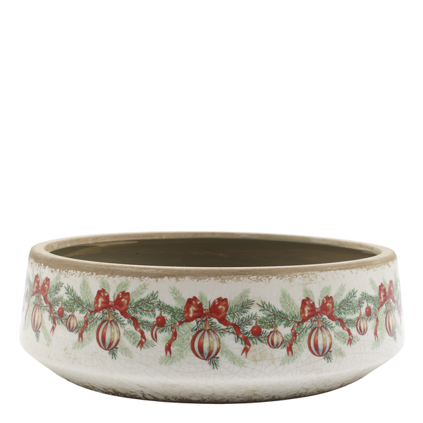 Christmas Ceramic Bauble Bowl