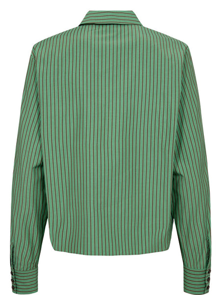 Green Striped Shirt By Nümph