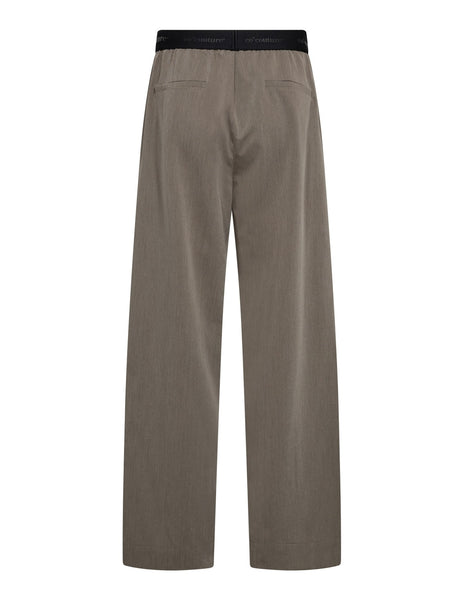 Walnut Logo Trousers by Co Couture
