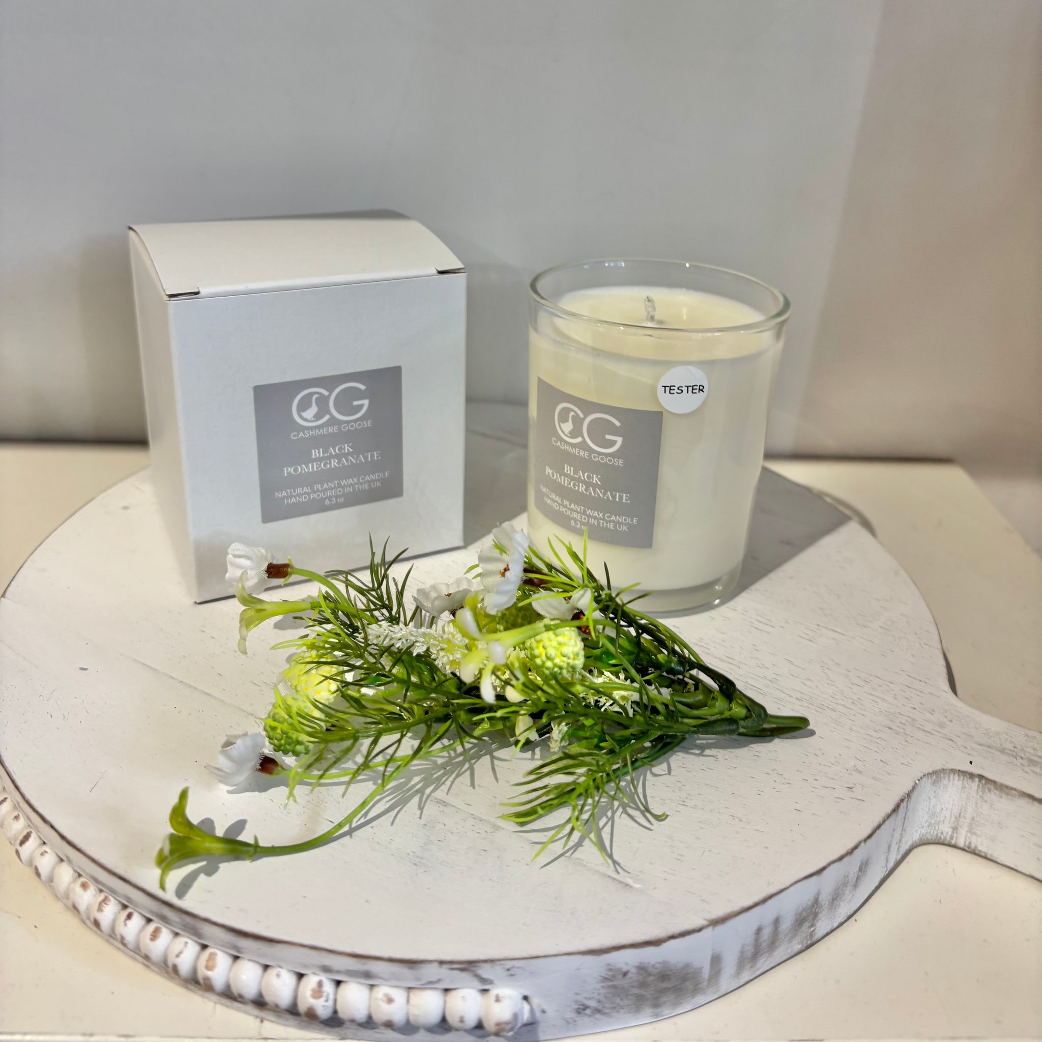 Black Pomegranate Boxed Candle