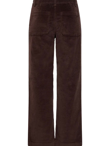 Chocolate Front Pocket Cords by B.Young