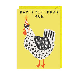 Birthday Mum Chicken Card by Jolly Awesome