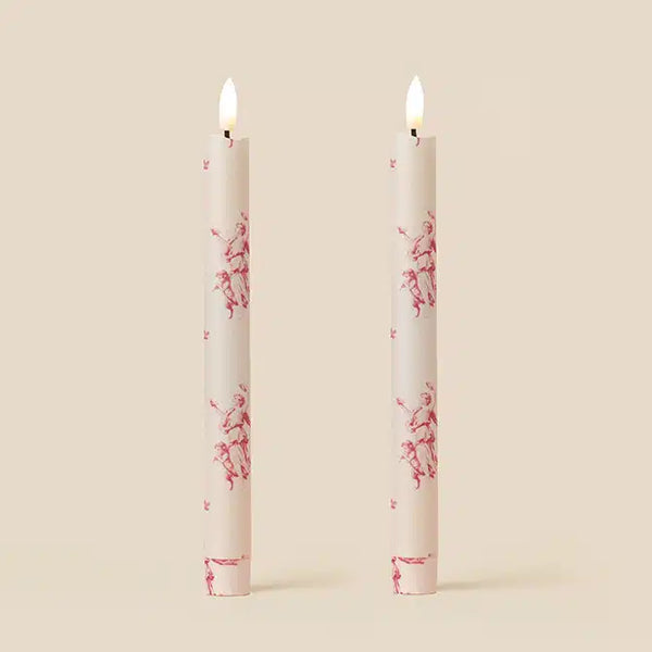 Claret Rococo Reverie Led Wax Candle Box of 2