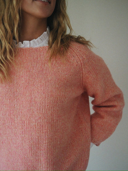 Rose Pink Boxy Jumper by Saint Tropez