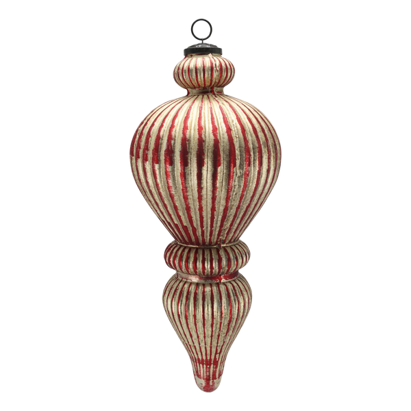 Extra Large Cherry & Champagne Christmas Ornament