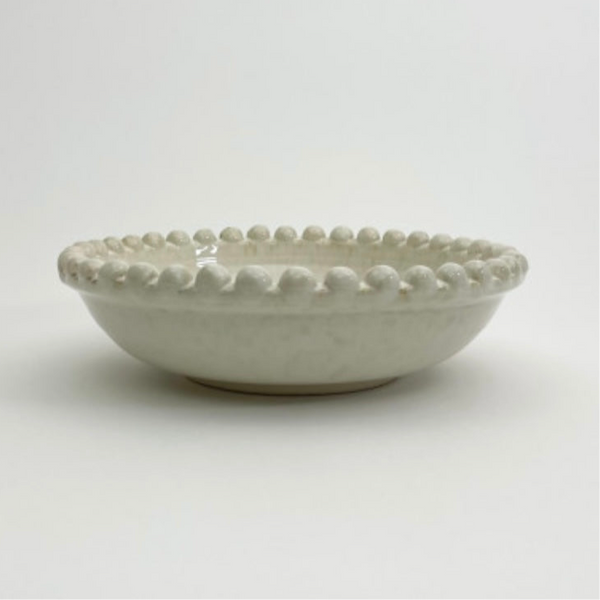 Ivory Pearl Bowl Med