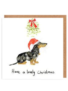 Otto Dachshund Charity Christmas Card