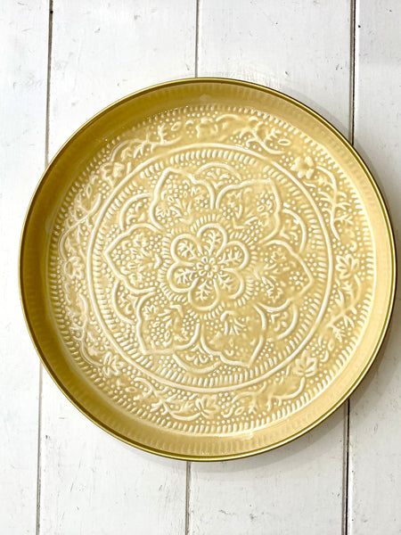 Sand Metal Berbere Tray Large