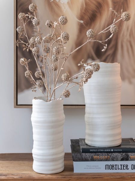 Natural Wave Porcelain Vase
