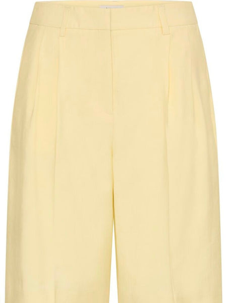 Butter Yellow Bermuda Shorts by B Young