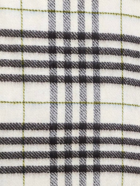 Chocolate Check Scarf by B Young