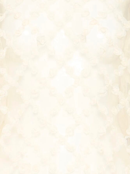 Cream Georgette Blouse By ICHI