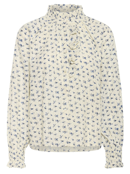 Mini Floral Frill Shirt By Saint Tropez