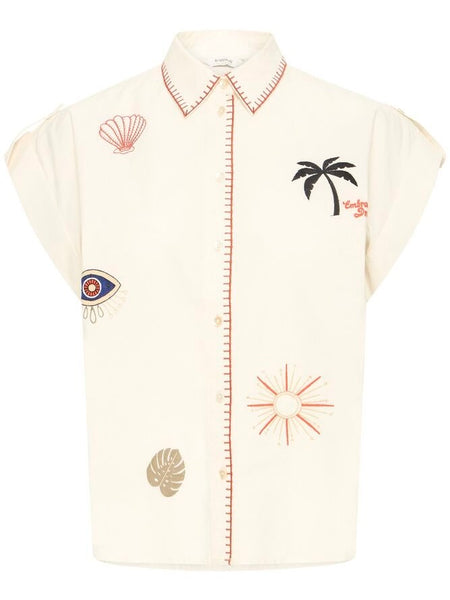 Birch Embroidered Shirt by B Young