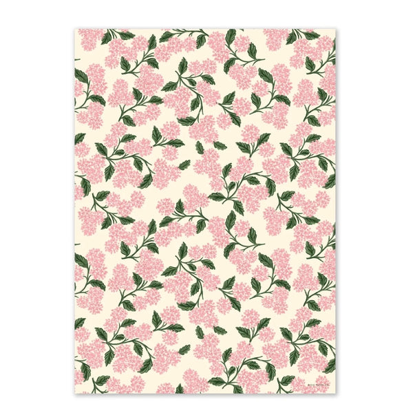 Pink Hydrangea Wrap Roll