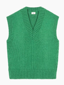 Bright Green Knitted Tank Top by An’ge