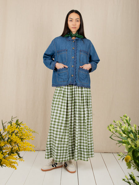 Indigo Denim Lightweight Florence Jacket by Bonte