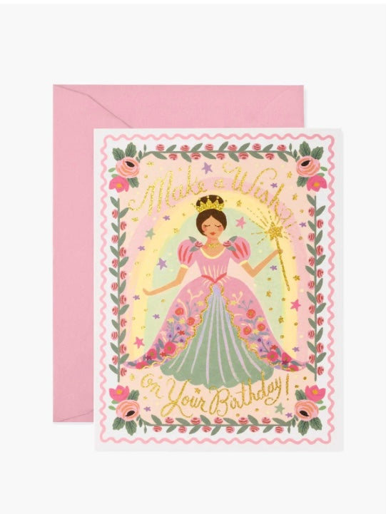 Make A Wish Happy Birthday Card by Rifle Cards