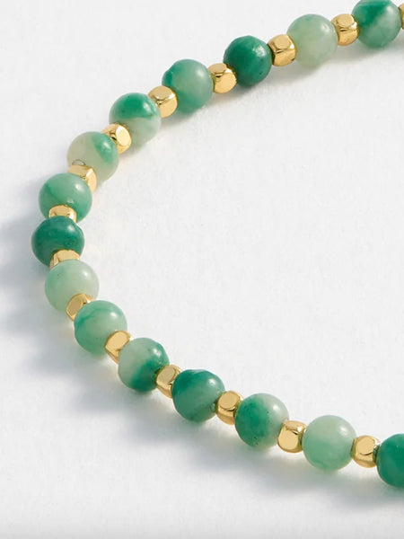 Gemstone Amelia Bracelet - Green Quartz - by Estella Bartlett