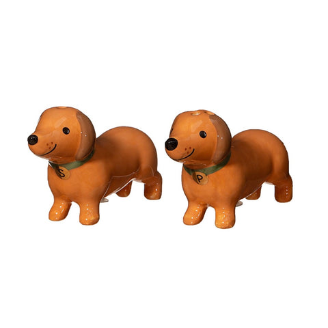 Dachshund Salt and Pepper Shakers by Sass & Belle