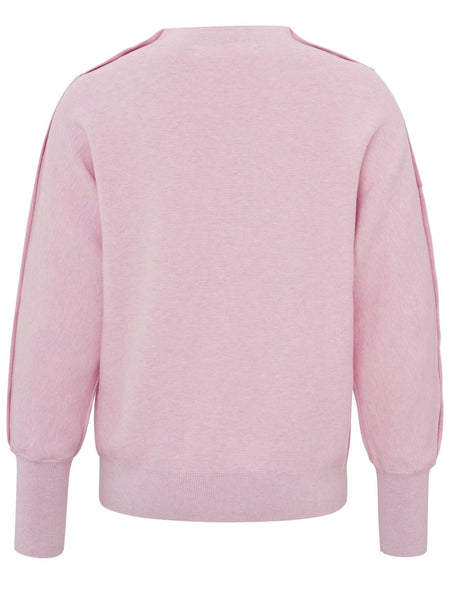 Pink Buttoned Jumper by YAYA