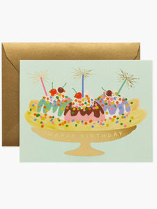 Banana Split Card by Rifle Cards