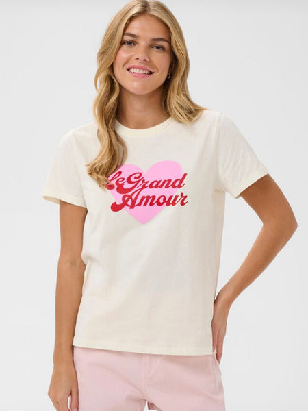 Heart Logo T-Shirt By Saint Tropez