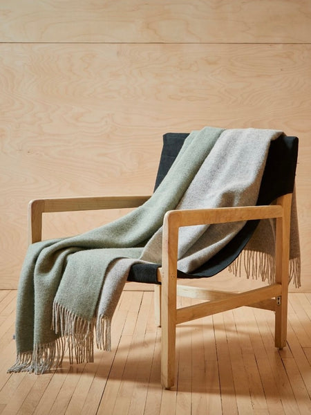 Ice Green Throw by Tweedmill Textiles