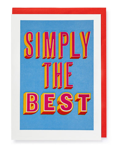 Simply The Best Card By Archivist Gallery