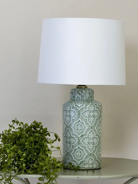 Marocchina Lamp with White Shade