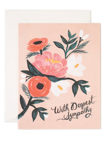 With Deepest Sympathy Card by Riffle Paper