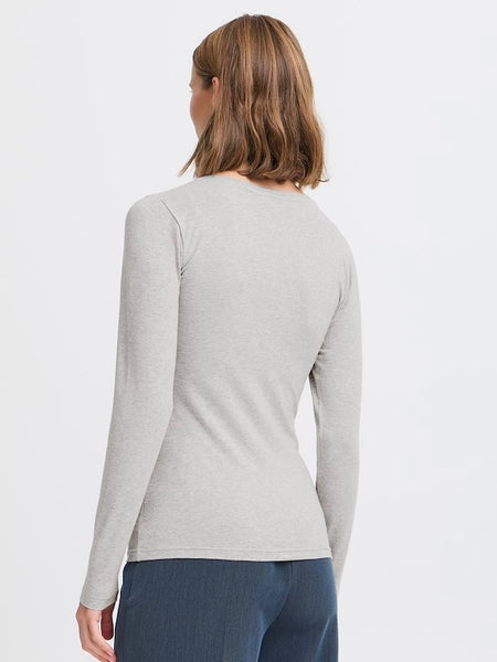 Grey Long Sleeve T-Shirt by B Young