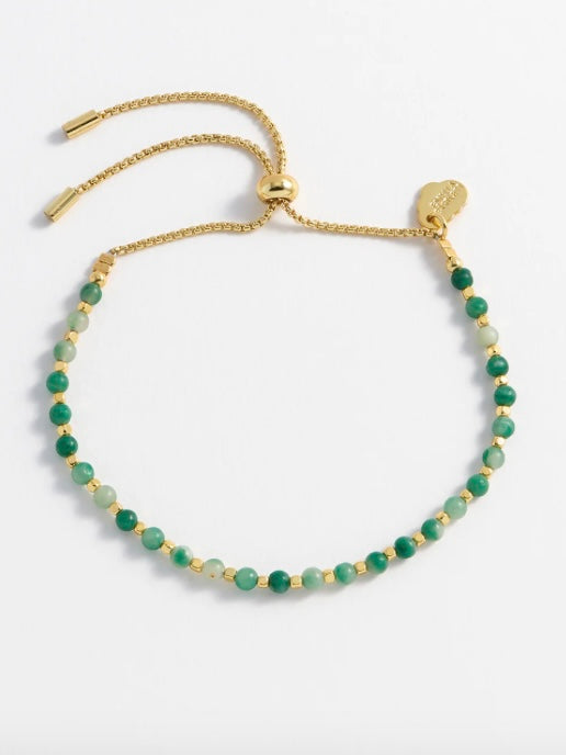 Gemstone Amelia Bracelet - Green Quartz - by Estella Bartlett