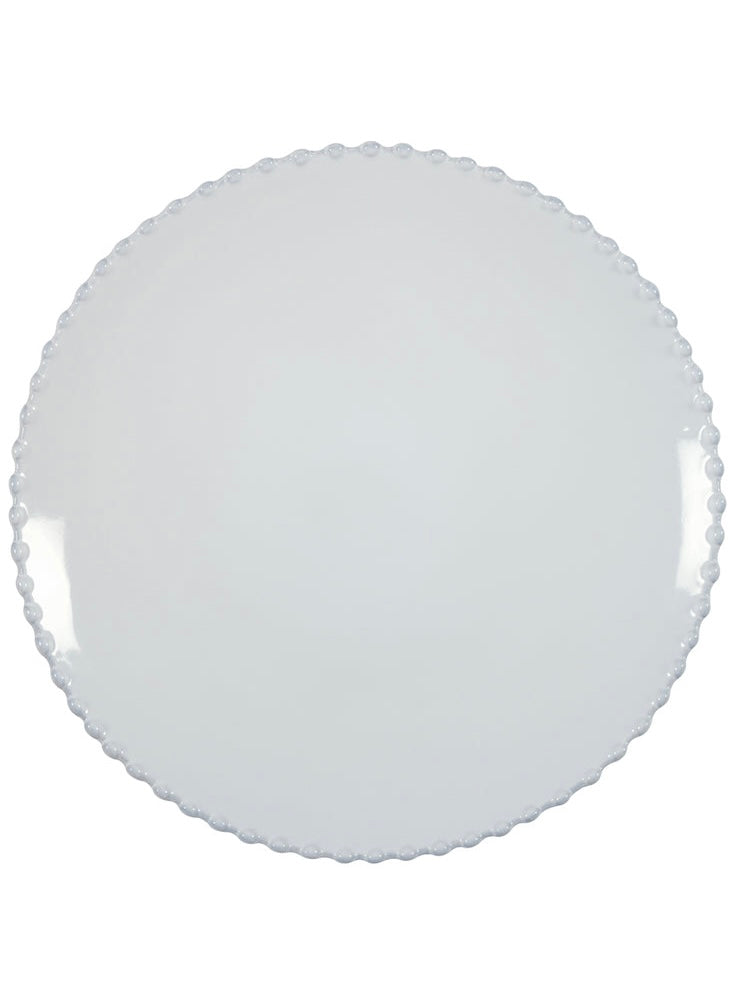 Pearl White Dinner Plate