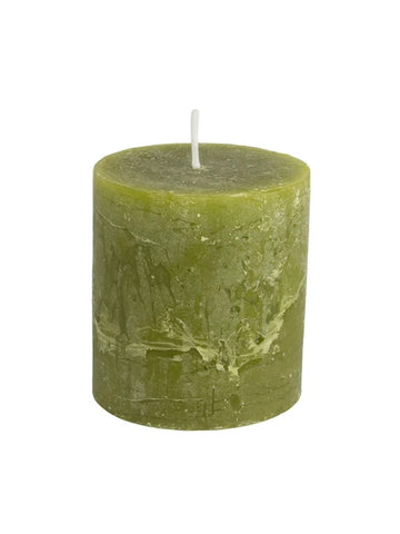 Fern Green Rustic Candle 7cm x 7.5cm